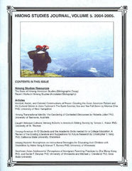 Hmong Studies Journal, Vol 5