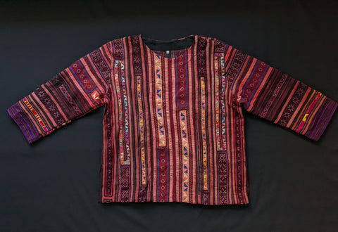 Vintage Hmong Embroidered Top (HPNJ01)