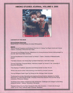 Hmong Studies Journal, Vol 6