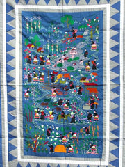 Hmong Daily Life Story Cloth 001